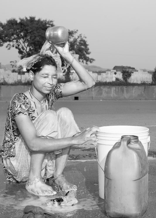 Women and Water Needs from Gender Perspective - for personal hygiene (bath) in Mumbai, Maharashtra
